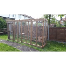 NEXT DAY CATIO - Catio Adventure Play Run 12ft long x 3ft wide x 6ft tall 